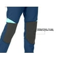 thumbnail image 4 of Little Donkey Andy Women's Lightweight Quick Dry Hiking Pants Reinforced Knees UPF 50 for Mountain Climbing Camping Deep Blue M, 4 of 7