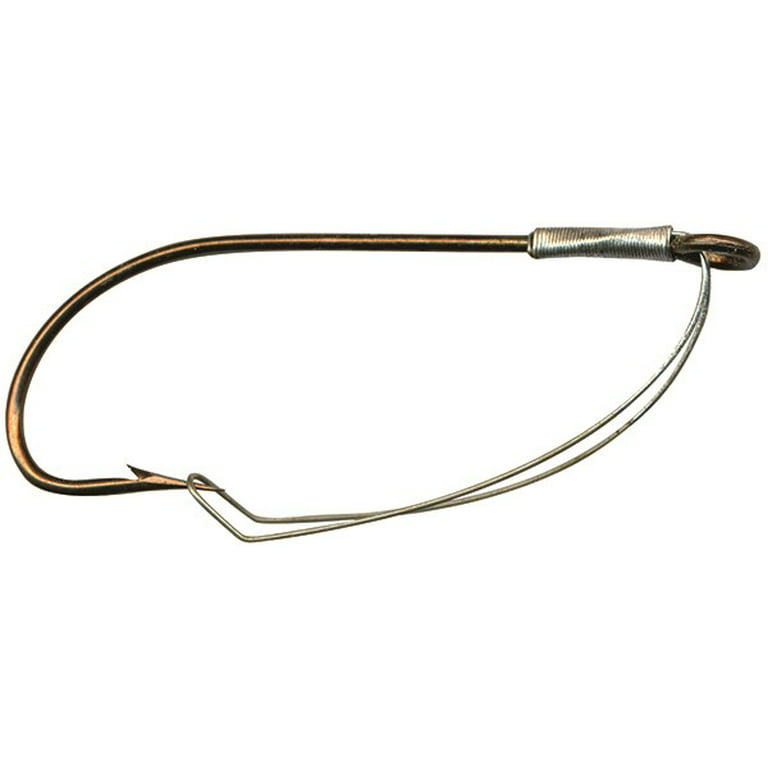 Mustad W3369A Weedless Sproat (3369A), Large Ring Classic Hook - Bronze 