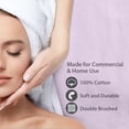 thumbnail image 5 of ForPro Premium Flannel 3-Piece Massage Sheet Set, English Rose, for Massage Tables, Includes Flat Sheet, Fitted Sheet and Fitted Face Rest Cover, 5 of 7
