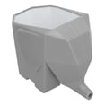 thumbnail image 2 of Escurridor de Vajilla Sincero de plástico gris con forma de elefante, 2 of 10
