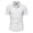 White, variant on IROINNID Men's Summer Fashion Print Casual Business Short Sleeve Shirt