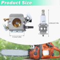 thumbnail image 3 of for Husqvarna 372XP 365 362 372 371 Chainsaw Replacement Parts, + Air Filter + Spark Plug + Repair Kit Replaces 5032818-01 503 28 32-03, 3 of 5