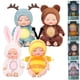 thumbnail image 1 of Set de 4 Mini Muñecas Bebé Xadothat con Ropa de Animales 10 cm, 1 of 1