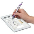 thumbnail image 4 of Stylus Pen, 2 in 1 Capacitive Stylus & Ballpoint click Pen with Comfort Grip For Universal touchscreen Devices,Tablets,iPad, iPhone 6,6 Plus, iPod, Android, Samsung Galaxy (Silver 5 Pack), 4 of 4