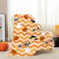 thumbnail image 1 of Manta de Franela de Halloween | Manta suave y acogedora para sofá o cama | Estampado fantasma de calabaza de terror | Manta ligera para aire acondicionado cálido | 59x51 in | 1 PC, 1 of 6