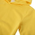 thumbnail image 2 of amropi Boy's Tracksuit Pullover Hoodie Jogging Pants Set 2 Pieces Sweatsuit Yellow,11-12Years, 2 of 7