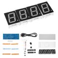 thumbnail image 3 of MasteelfCA 1Set SCM LED Digital Clock Unassembled Components Single Chip Microcomputer Clock Microchip Clock (Blue), 3 of 7