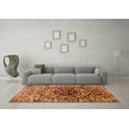 thumbnail image 3 of Ahgly Company Indoor Rectangle Oriental Orange Industrial Area Rugs, 2' x 4', 3 of 4