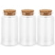 thumbnail image 1 of Frascos de vidrio Wondeken de 100 ml con tapones de corcho, juego de 3, 1 of 7