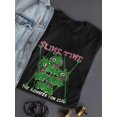 thumbnail image 3 of Slime Time Monster Fun Club Shaped T-Shirt Women -Image by Shutterstock, Female Large, 3 of 4