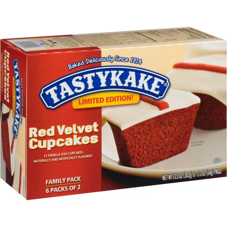 Tastykake® Red Velvet Cupcakes 6-2.3 oz. Packages