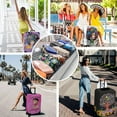 thumbnail image 5 of Luggage Cover Approved Travel Suitcase Protector Cute Dots Elastic Washable Animation Themed Baggage Covers for 18-20 inch Luggage(S), 5 of 6