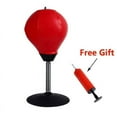 thumbnail image 5 of 1 * Desktop Tabletop Punch Punching Speed Ball Stress Buster Freestanding Boxing Bag Kit, 5 of 22