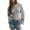 Gray # long sleeve shirts, variant on Oksale Wide Long Sleeve Tops for Women Trendy Cropped Y2K Shirts Casual Crewneck Waist Top Fashion Clothing for Going Out 2025 Black S