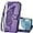 B Purple, variant on Wallet Case for Samsung Galaxy A23 5G,PU Leather Wallet Flip Protective Phone Case Wrist Strap Card Slots Holder Pocket Emboss Butterfly Flower Stand Case for Samsung Galaxy A23 4G/5G Pink