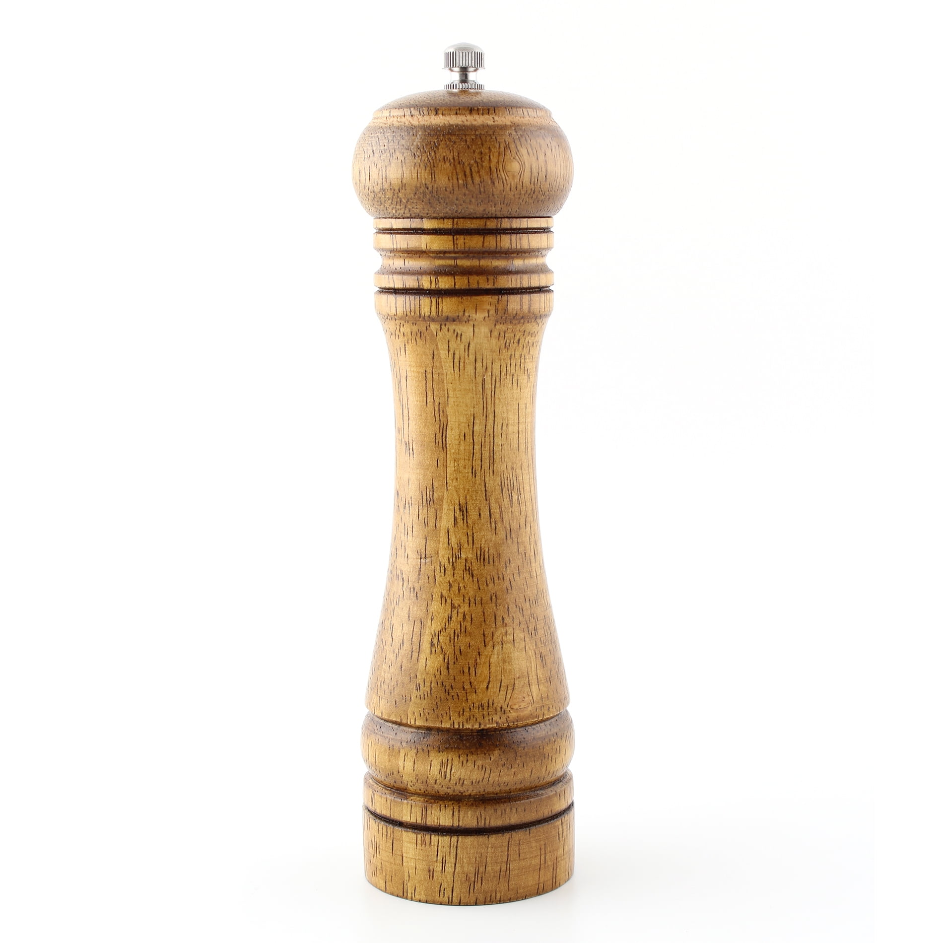 8 inch Wood Pepper Spice Herb Grinder Cruet Mill Condiment Grinding