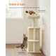 thumbnail image 5 of Rascador Cat Tree Feandrea para condominios, tamaño pequeño, de felpa, color beige, 5 of 6