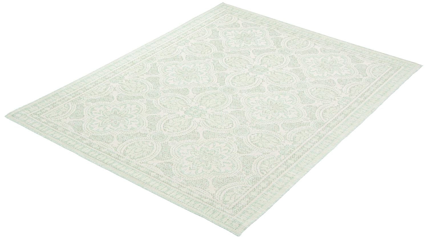 ECARPET Tapis d'Extérieur pour Patio, Terrasse, Jardin, Camping, Imperméable, Collection Veranda Traditional