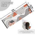 thumbnail image 5 of Yayeee Runner Rug for Bedroom 2'x6' Machine Washable Hallway Non Slip Mat, Snow Cartoon Houses, 5 of 8