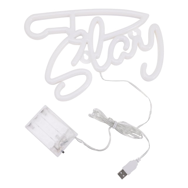 GOOHOCHY Letrero de neón de slay letrero led letrero led letrero de neón letrero decorativo de neón para dormitorio