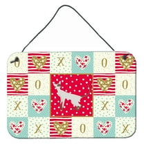 Carolines Treasures CK5588DS812 Colorpoint Shorthair Cat Love Wall or Door Hanging Prints 8x12 multicolor