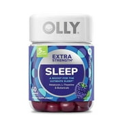 Olly Extra Strength Sleep Gummies Blackberry Zen -- 50 Gummies