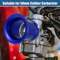 thumbnail image 3 of 55mm Velocity Stack Motorcycle Carburetor Air Filters Carb Funnel Trumpet for Honda for Yamaha Blue, 3 of 6