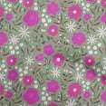 thumbnail image 1 of oneOone Cotton Cambric Fuschia Pink Fabric Kids Floral Craft Projects Decor Fabric Printed By The Yard 56 Inch Wide, 1 of 4