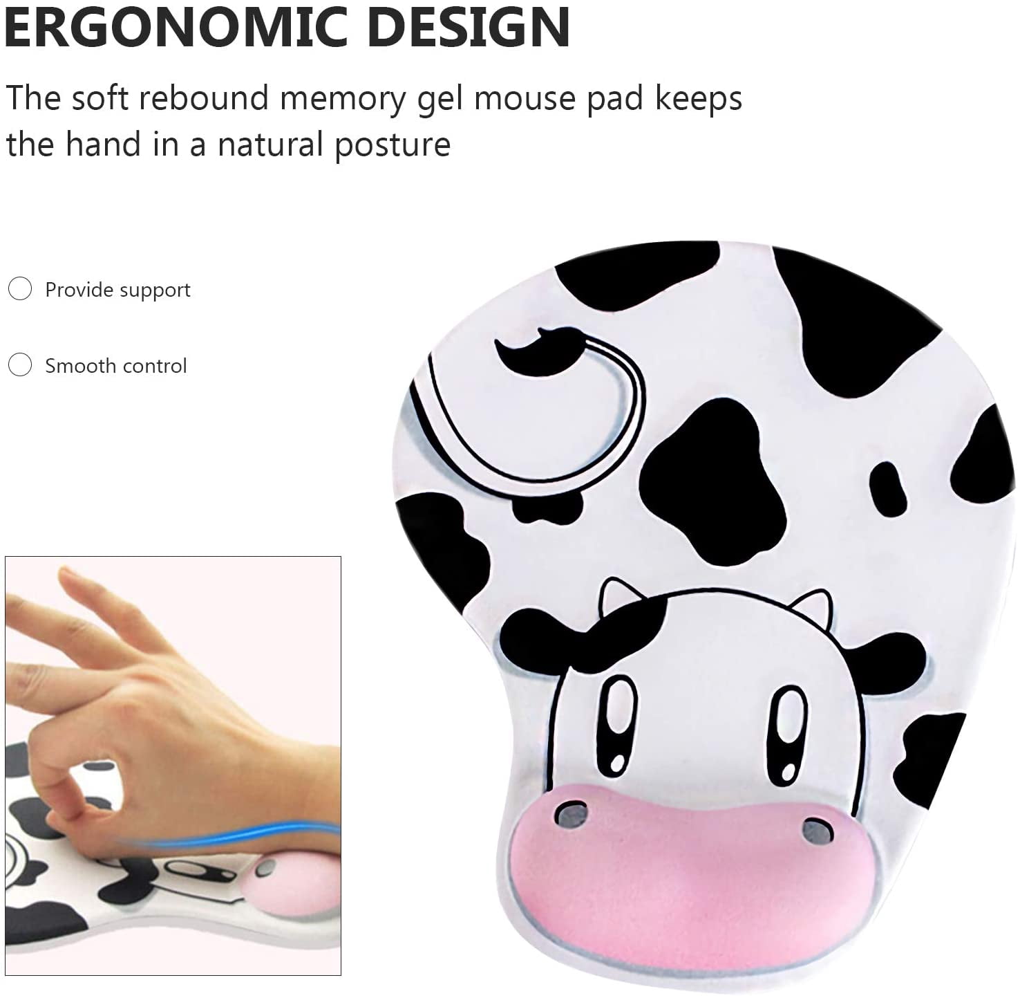 Pain Relief Easy Typing Sponge Keyboard Wrist Rest Keyboard and Mouse Wrist Rest