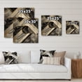 thumbnail image 4 of Designart "Marble Granite Agate with Gold Accents XVIII" Modern Geometric Print on Natural Pine Wood, 4 of 5