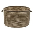 thumbnail image 1 of Natural Wool Houndstooth- Caramel 14''x10'' Utility Basket, 1 of 1