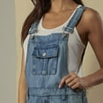 thumbnail image 6 of Awdenio Women's Jumpsuits & Rompers , Women's Spring/summer Casual Comfortable Multi-pocket Conjoined Denim Overalls, 6 of 9
