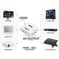 thumbnail image 3 of HDMI to RCA Adapter, HDMI to AV CVBS Composite Video Audio Converter for PS4 Xbox Nintendo Laptop Chromecast DVD Camera to Old TV Monitor, 3 of 4