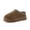 Brown, variant on Kabuki Platform Boots Genuine Suede Fuzzy Mule Slippers for Women with Memory Foam | Indoor/Outdoor Womens Slippers | Wide Widths Available