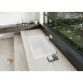 thumbnail image 2 of Kingston Brass VTPN603419T 60-Inch Acrylic Rectangular Drop-In Tub with Anti-Skid Surface in Glossy White, 2 of 7