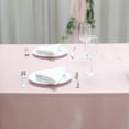 thumbnail image 3 of BalsaCircle 90" x 132" Satin Rectangular Tablecloth Dusty Rose, 3 of 8