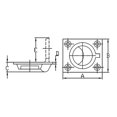 thumbnail image 2 of White Water 6090S-N Recessed Hatch Pull Lift Handle Ring, 2 of 2