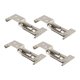 thumbnail image 3 of 4 piezas de soporte para de cubierta de matrícula, cubierta de coche, clips para placa de matrícula de remolque automático para, 3 of 9