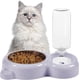 thumbnail image 4 of Dog Bowls, Cat Food and Water Bowl Set with Water Dispenser and Stainless Steel Bowl for Cats and Small Dogs - Purple, 4 of 4