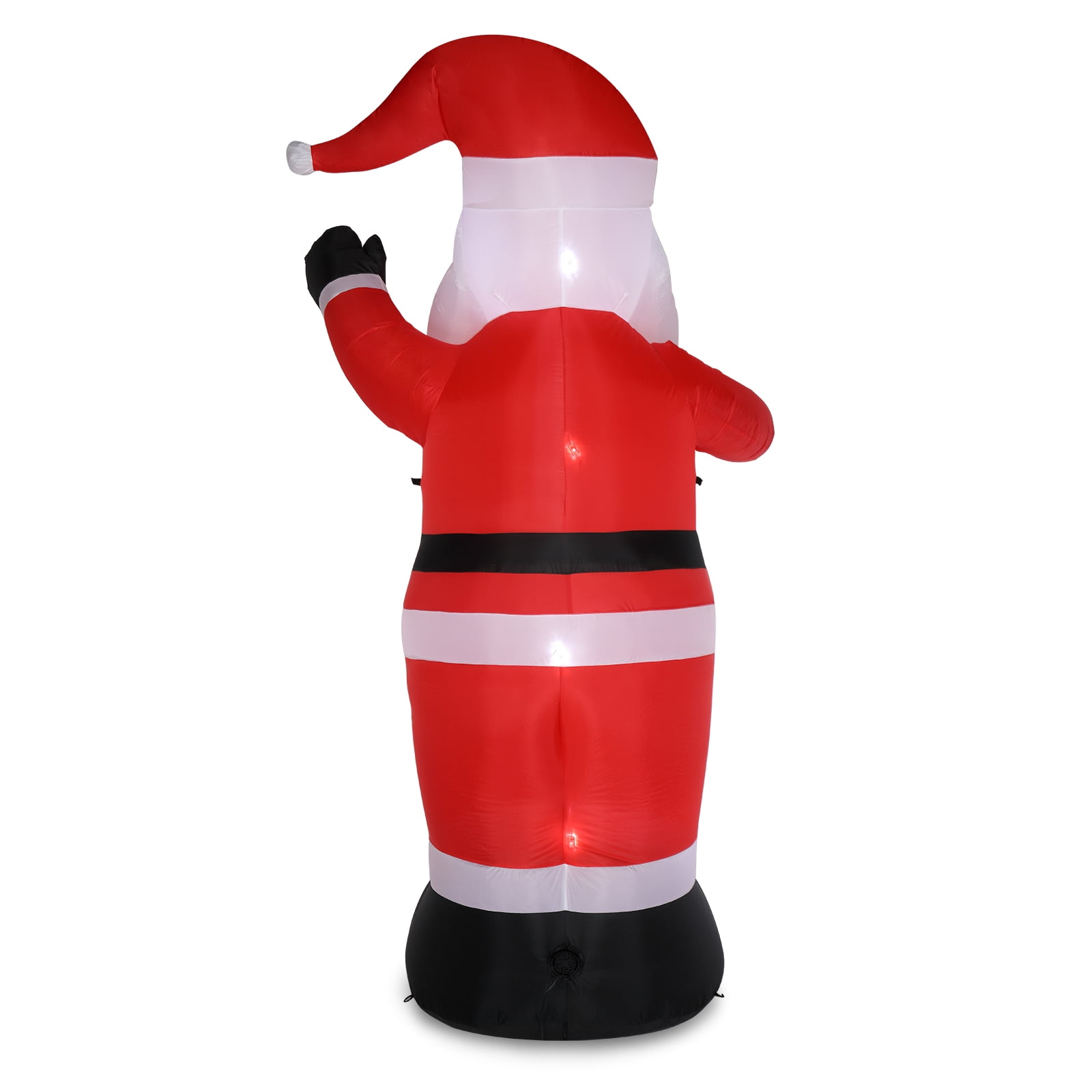Astoutdoor 8 ft Inflatable Santa Claus Decoration with 4 String Lights