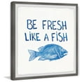 thumbnail image 2 of Marmont Hill Be Fresh like a Fish II Framed Wall Art, 2 of 6