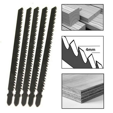 

6pcs Jig Saw Blade With T-axis Extra Length 180mm For Wood T744D