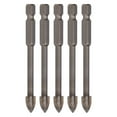thumbnail image 4 of Embouts de Forage Croisés, Tige Hexagonale 1/4 Po Petite Résistance Outil Résistant à l'Usure Robustesse Universelle pour Conducteur d'Impact pour Béton pour Bois pour Céramique, 4 of 7