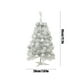 thumbnail image 3 of RKSTN christmas ornaments Luminous Mini Christmas Tree Christmas White Decoration Tree LED Home Desktop Christmas Tree Ornaments 17.72x7.87x7.87in, 3 of 6