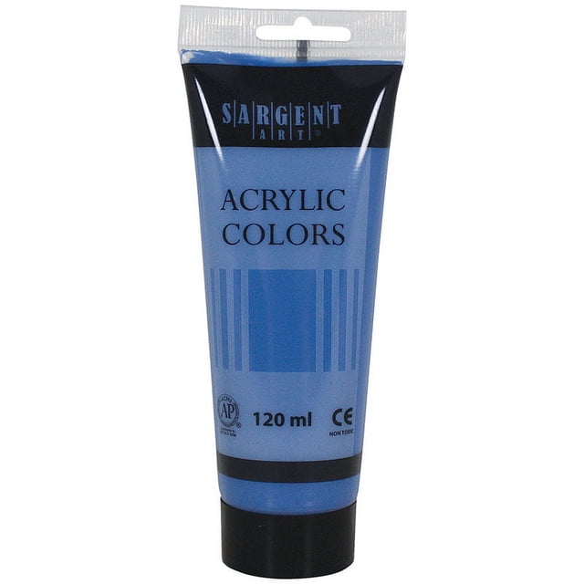 SARGENT ART 120ML TUBE ACRYLIC PRIMARY CYAN
