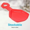 thumbnail image 3 of Superio Hot Seat Spoon Sled, Red (2 pack), 3 of 5