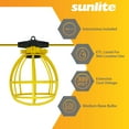thumbnail image 4 of Sunlite 100-Foot Commercial-Grade Yellow Cage Light String, 150 Max Wattage, 16-Gauge Wire, 120 Volts, 10 Medium Base Sockets (E26), ETL Listed, 4 of 4