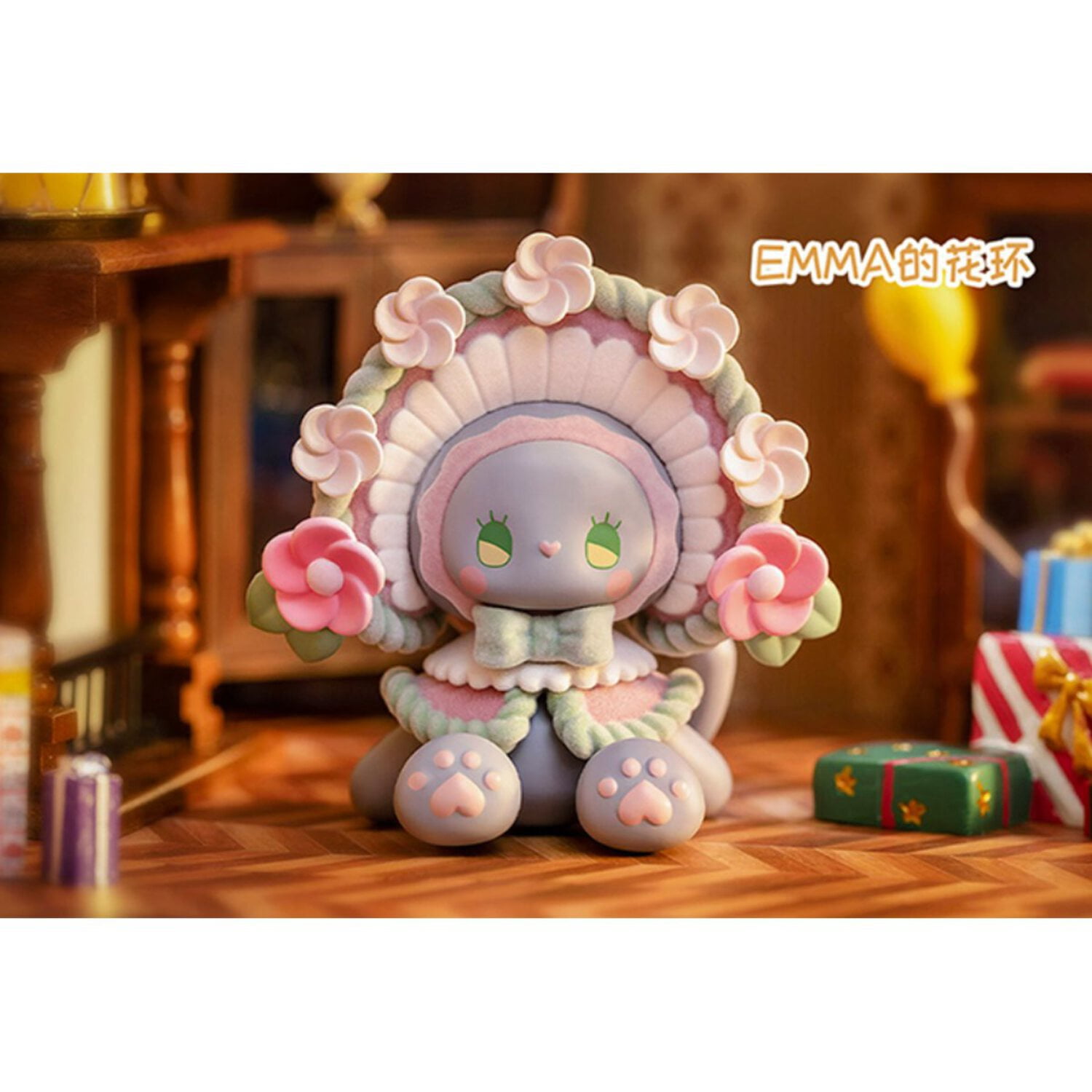 Emma Secret Forest Birthday Party Series Blind Box Action Figures Mystery Box Cute Box Random Toy Box Birthday Gift Christmas Collectible Toy for Desk