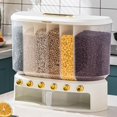 thumbnail image 3 of Cubo separado de arroz Baoblaze 10L Dispensador de cereales de arroz, 3 of 8