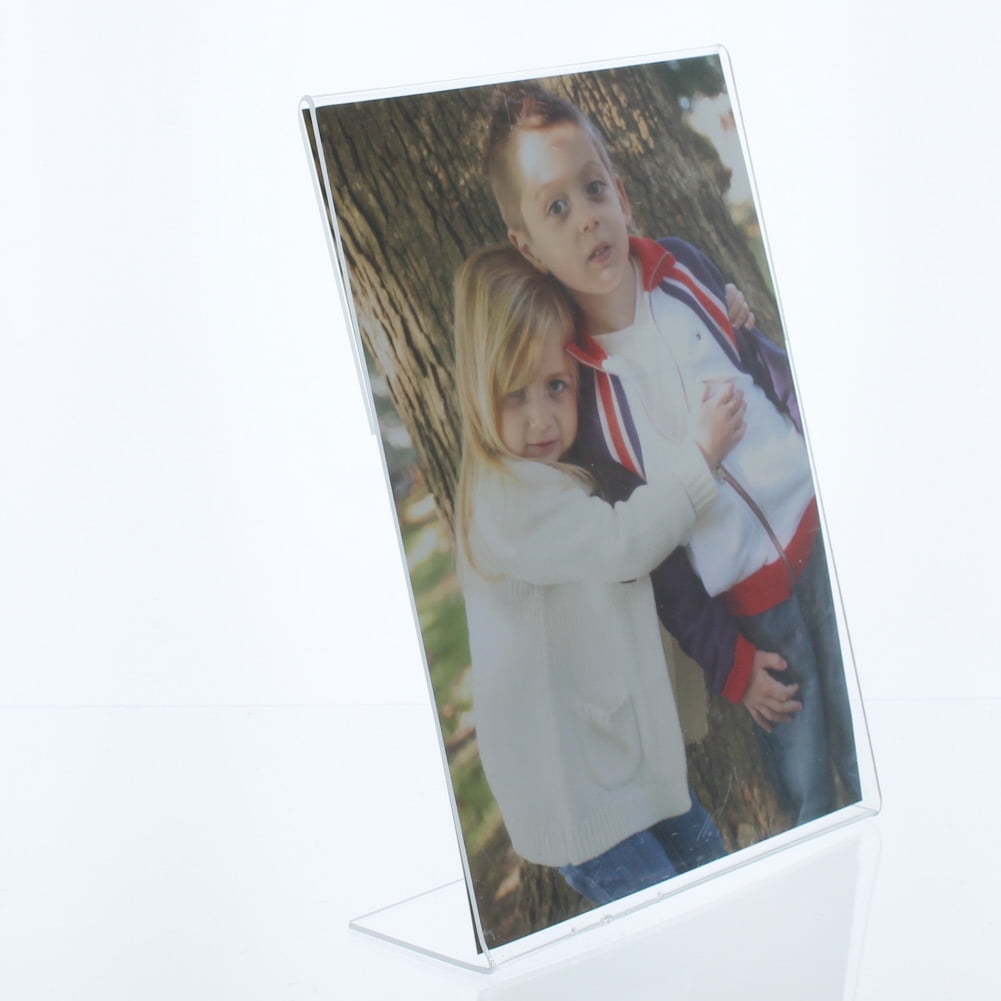 Lot of 12 Stand Up Clear Acrylic Picture Frames 5" x 7"